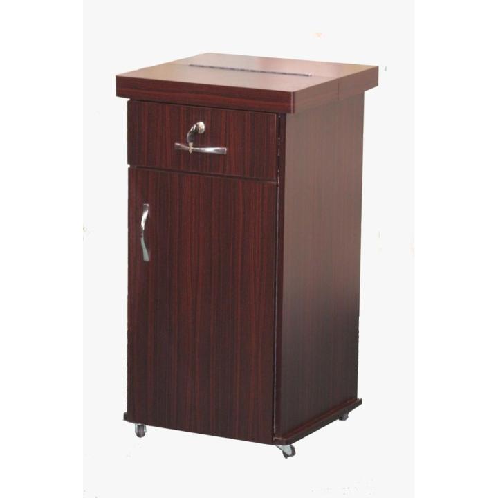 Iron Stand Folding With Storage Cabinet - Wooden Iron Stand - Ironing Board Foldable - Adjustable