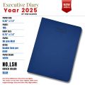 Executive Medium Diary for year 2025 with double date per page. 