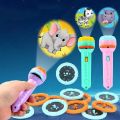 Hot Selling Projector Flashlight for Kids Early Childhood Educational Toy Birthday Gift Projector Torch for kids 3 reels. 