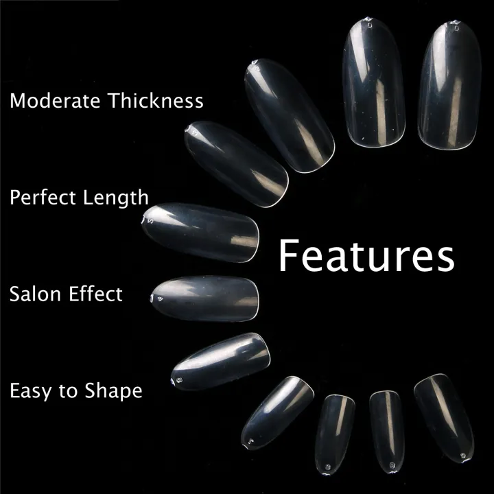 100pcs%20Coffin%20Shape%20Transparent%20Color%20Artificial%20Nails%20Fake%20Nails%20False%20Nails%20kit%20Acrylic%20Nails%20Coffin%20Artificial%20Nail%20Transparent%20With%201%20Nail%20Glue%20Sheet%20Nails%20Sticker%20-%20Image%203