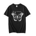T Shirt stylish new Design print Butterfly tee shirt round neck half sleeves shirt for women n girls. 