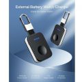 Wireless Charger Power Bank 950mah for iWatch 1 2 3 4 5 6 Portable Mini External Battery Pack KeyChain. 