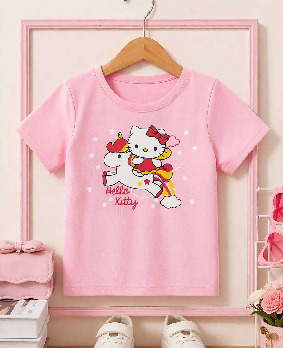 Hello Kitty Unicorn Pink T-Shirt