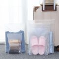 Portable Zip Lock Plastic Bags  Waterproof  Zipper Seal Travel Bags  Slide Seal Packing Pouch Cloth Underwear Bra Socks Storage Packaging:35*45cm. 