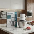 3L Chopper Machine Electric, 6 blades Stainless Steel 1000W, 3 Speed Control Multifunctional Food Processor, Meat Grinder, Qeema Machine, Hand Chopper Machine, Meat Chopper,  Vegetable Cutter, Mixer Machine for Kitchen Accessories. 