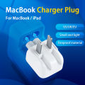 AC Power Adapter Wall Folding Plug Duck Head Charger Adapter for MacBook Pro/MacBook Air/iPhone/iPad/etc US/UK/EU Version White. 
