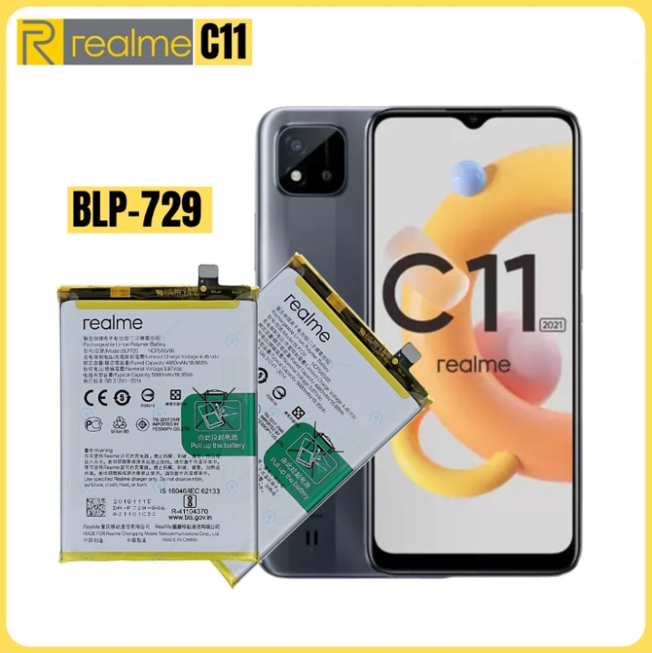 Realme%205%20,%205i%20,%205s%20,%20C3%20,%20C11%20,%20C21%20,%20C21Y%20Battery%20Replacement%20BLP729%20Battery%20with%205000mAh%20Capacity%20_%20Silver%20-%20Image%203