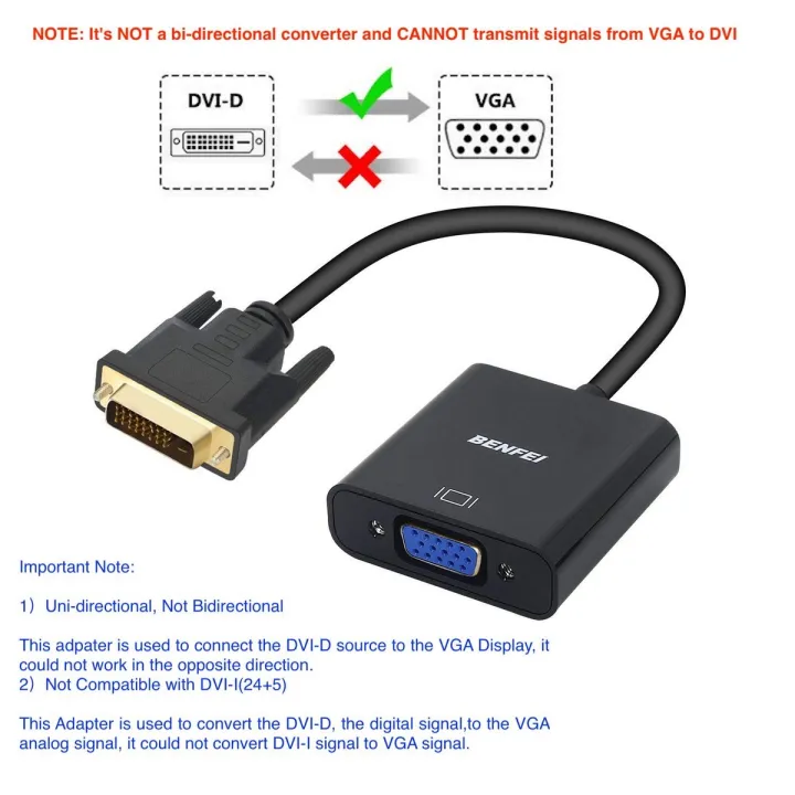 Benfei%20Active%20DVI-D%20to%20VGA%20Adapter,%201080p%20Active%20DVI-D%20to%20VGA%20Adapter%20Converter%2024+1%20Male%20to%20Female%20Supporting%2060Hz%20and%203D%20for%20DVI%20systems%20to%20connect%20to%20VGA%20displays%20-%20Image%202