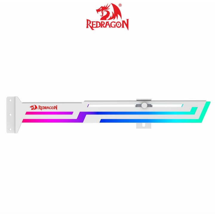 Redragon GCP03W Graphics Card Holder with RGB Lightening 5V 3PIN Gpu Support Bracket