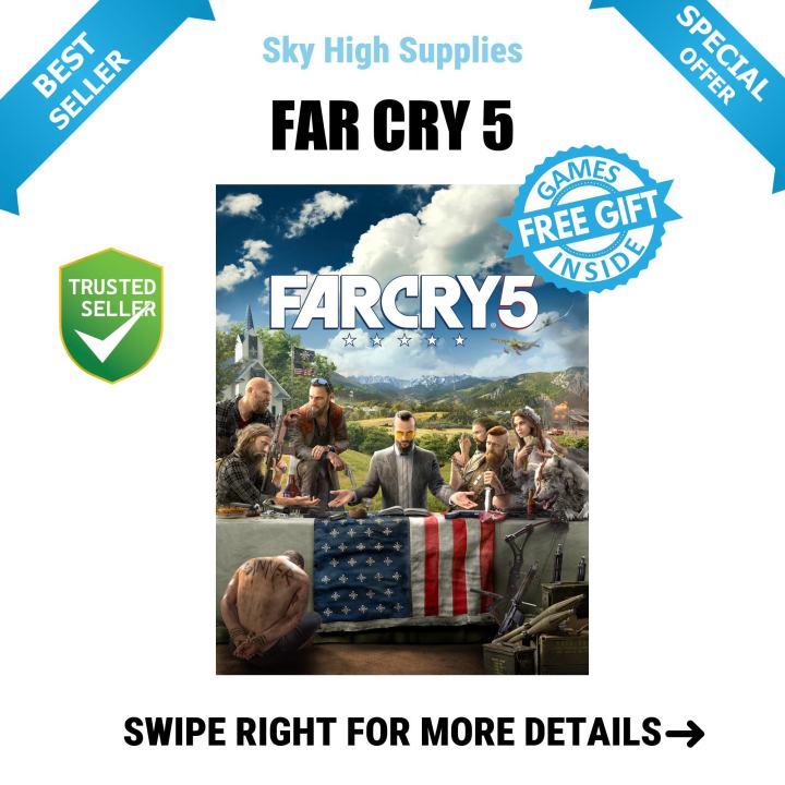FAR CRY 5 - GAME FOR PC (GOOGLE DRIVE/ MEDIAFIRE) - QR CODE + FREE GIFT