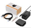 FIDECO SATA/IDE to USB 3.0 Adapter, Hard Drive Adapter Cable Converter for Universal 2.5/3.5 Inch SATA and IDE HDD, 2.5 Inch SSD, 5.25-Inch DVD-ROM/CD-ROM/CD-RW/DVD-RW/DVD+RW. 