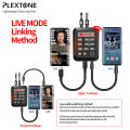 Plextone GS6 Game Live Sound Card Digital Vox Modification Dual Mode Sound Card Mixer With Multiple Sound Modes For Streaming with 3.5mm Interface USB-C Interface For Mobile PS4 PS5 Laptop PC Xbox - Black. 