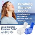 Lung Expectorator Portable Lung Exerciser Device for Mucus Removal Lung Expansion Compact Size Reusable Effective Tool. 