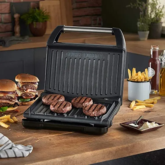 Medium%20Electric%20BBQ%20Steel%20Grill%20George%20Foreman%20-%20Image%202