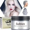 Gray Hair Wax Temporary Hair Pomades Fun And Effective Modeling Fashion DIY Hair Color For Men Womendaily Party Birthday Party. 