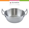 Techmanistan Korean Ramen Pot, Japanese Soup Serving Bowl, Stainless Steel Noddles Pot Bowl with Handle, Salad Bowl Rice Bowls. 