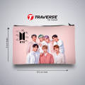 Traverse  BTS Backpack / School Bags For Girls (Secondary Classes) with Free KPOP pencil pouch Bags hand bag for girls bags for girls. 
