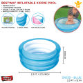 2.3 Ft Bestway Inflatable Kiddie Pool For Kids Summer Season Swimming Pools Party, Family Fun Indoor & Outdoor Kids Water Games, Swim, Play, Bath Pool & Enjoy Summers Swimming Pool For Toddler & Kids Available in 2 Colors Pink & Blue Code: 51033. 