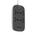 LDNIO SC4407 Power Strip With 4 Socket Outlets and 4 USB Port. 
