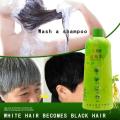 Brimless 3 In 1 Hair Dye Coloring Shampoo Black Brown Plant Bubble Hair Dye Nourishes Long Lasting Gray Hair Dye Lazy Sham 500ml. 