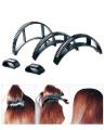 Pack of 10 Hair Accessories Hair Puff Maker Comb Sponge Hair Make Pad Comb hair Hair Puff Hairstyle Device Hair Ponytail Comb Styling Tools Hair Styling Clip Stick Bun Maker Braid Tool Hair Bumpits French Braid Maker Hair Bun Donut Maker. 