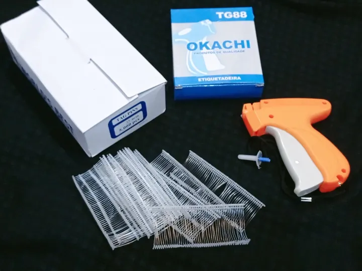 Tag Gun_Machine with Free 6 Needles and 5000 Pcs Tag Pins for Fabrics ...