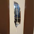 Golden Acrylic Wall Mirror - Self Adhesive Wall Mirror - Home Decor for Offices Livings Bed Room And For Gifts. 