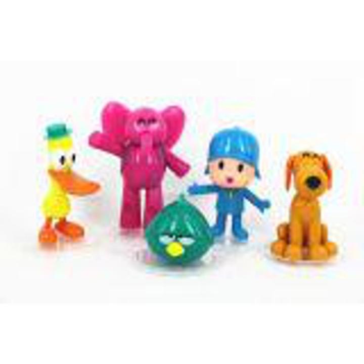 Cartoon Pocoyo Pato Elly Loula Sleepy Bird PVC Action Figures Kids Toy Gift 5Pcs