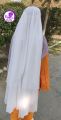 KK Hijab | zipper hijab double layer arabic hijab with niqab large size best fabric. 