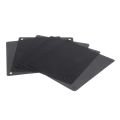 5Pcs/Set 120Mm Cuttable Black PVC PC Fan Dust Filter Computer Case Cooler Dustproof Mesh Cover PC Cooling Accessories. 