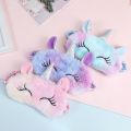 Plush Anime Sleeping Eye Mask Cute Kids Sleep Mask Cartoon 3D Eye Cover Eye Blindfolds Travel Eye Band Shade Rest Eyepatch. 