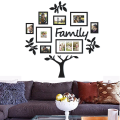 Wooden Wall Family Tree with 8 frames - a  home decore wall art -   family love frames -   3D  laser cut - wooden wall art. 