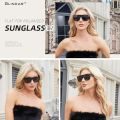GLINDAR Oversized Square Polarized Sunglasses for Men Women. 