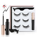 3 Pairs Magnetic Eyelash With Magnetic Liquid Eyeliner & Tweezer Eyelash. 