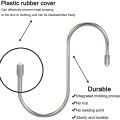 24 Pcs Set Stainless Steel S Shaped Hooks Kitchen S Type Hooks Hangers For Pans Pots Utensils Clothes Bags Plants. 