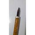 Arabic Urdu Calligraphy Pen Qalam Kalam Bamboo Jawi Jawa with Malaysian handle light color(1mm). 