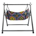 Foldable Jhulangi New Born Baby Heavy Gauge Swing Cradle with Cloth / baby cradle swing of metal / kid metal frame swing jhoola. 