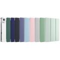 3-fold Clear TPU Leather Tablet Case with Pen Slot For Lenovo Tab M11 / Xiaoxin Pad 11 2024. 