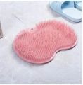 Silicone Bath Body Brush Scrubber Soft Rubbing Shower Massage Scraper Bathroom Non-slip Bath Mat Back Massage Brush Silicone Foot Wash Body Cleaning Bathing Tool Lazy Shower Scrubber Massager Back Easy Clean Body Care Wash Mat Remove Dead Skin. 