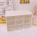 Transparent Storage Box Rack 9 Drawer Set. 