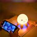 Jellyfish Night Light, Music Clapping Small Night Light, Color Changing Nursery Night Light with Remote Control, Rechargeable LED Jellyfish Lamp, Tap Control with Music Night Lights for Kids Room. 