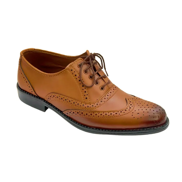 Dejavu%20Premium%20Range%20Brown%20Leather%20Shoes%20by%20Sole%20in%20Box%20-%20Image%203