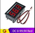 Digital Voltmeter Range 0-100V Voltage Meter Solar Meter 12V 24V 48V Volt Meter Battery Capacity Monitor Gauge Volt Panel Meter Three Wires. 