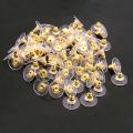 Plastic Earring Backs Stoppers Ear Post Plugs Stud Earrings Care Cap Jewelry Making Accessories ( 50 Pcs ). 