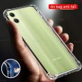 Samsung galaxy A06 Anti-Shock Air Cushions Drop Resistance Transparent TPU Case Silicone Back Cover. 