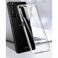 Sony Xperia 1 ii Mark 2 Back Cover Crystal Transparent Soft Clear Silicon Ultra Thin Protective Case. 