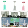 Hand Pat Chopper Food Processor, Hand Push Chopper Machine, Press Start Quick Operation, Home Appliances - Small Kitchen Appliances /Handheld Vegetable Chopper / Mincer / Mixer / Blender to Chop Fruits - Onion / Garlic Chopper - Payaz Cutter. 