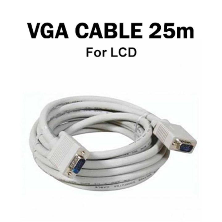 VGA Cable 25 Meter for LCD/Computer/Monitor/LED