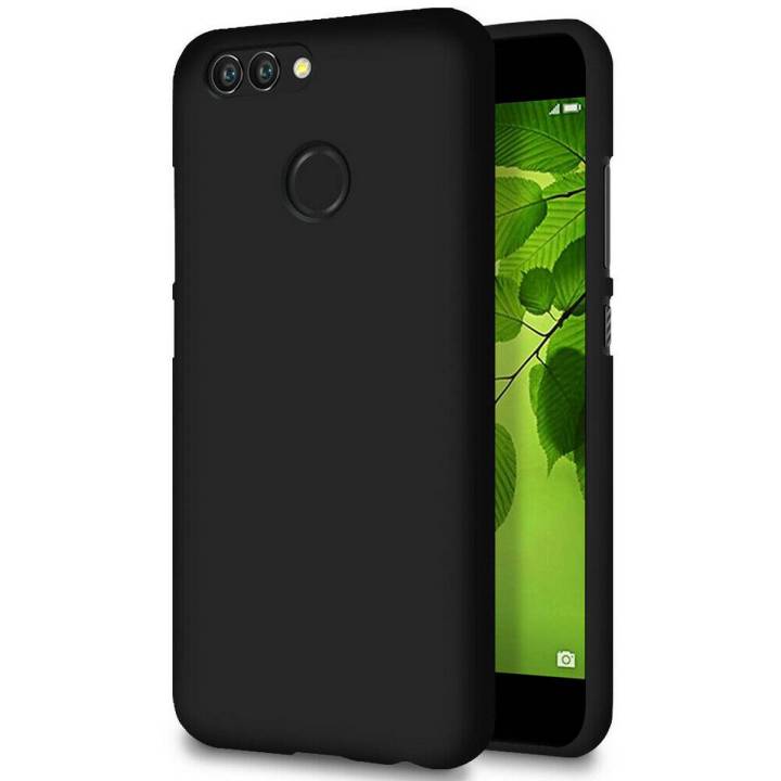 Huawei Nova 2 Plus Black Soft Silicone Back Cover Anti-Slip Shockproof Phone Case