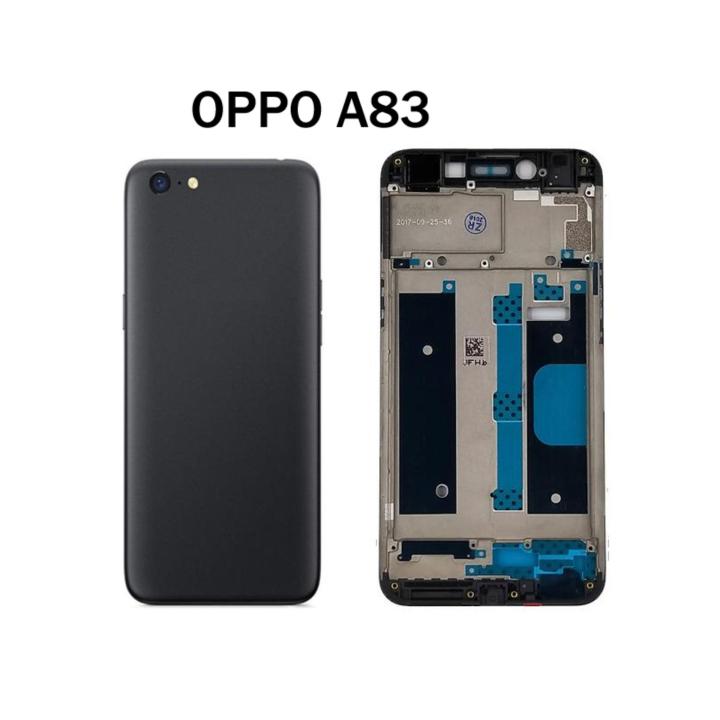 OPPO A83 Metal Housing Full Body Casing Replacement Parts Case With Side Volume Buttons Middle Frame Plate And Back Frame